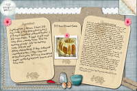 Recipe Card 3 pound cake
