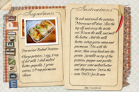Parmesan Baked Potato