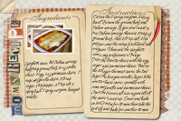 Recipe Card Lasagna Recipe Card Lasagna