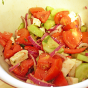 thumbs cucumber tomato salad Side Dishes